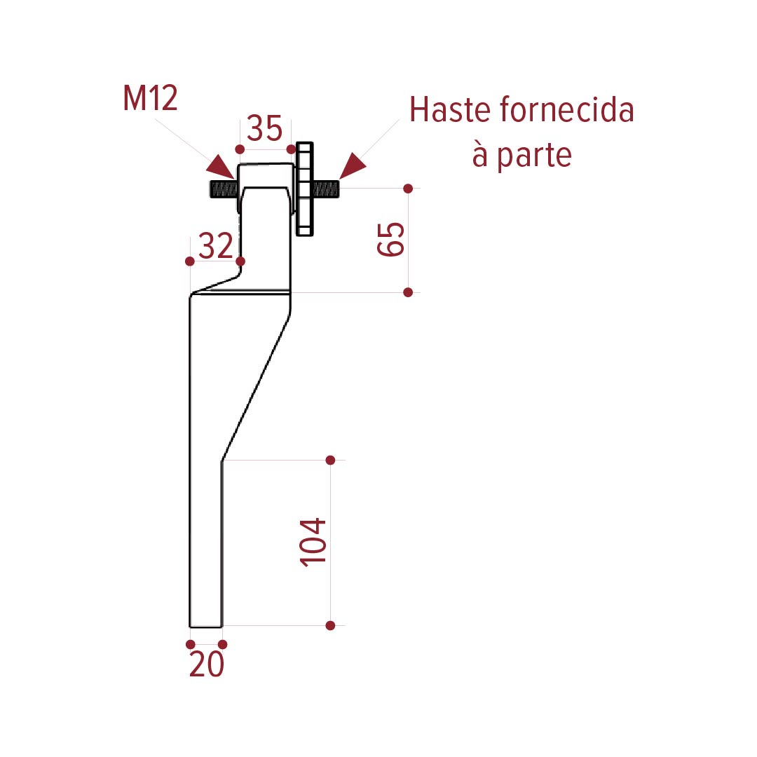 LATERAL FIXO 65 COM EXTENSÃO
